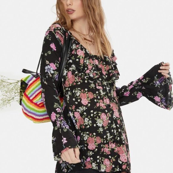 Free People Loretta Printed Tunic M - Picture 6 of 16
